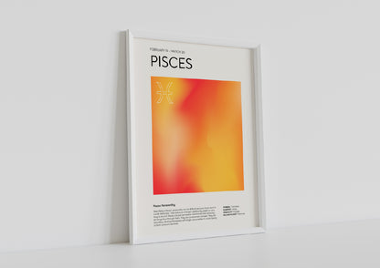 Pisces Aesthetic Poster