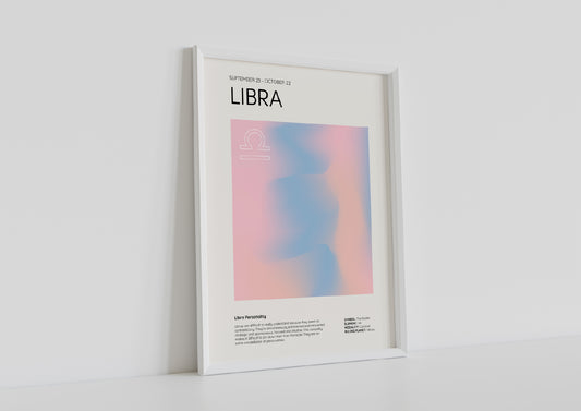 Libra Aesthetic Poster