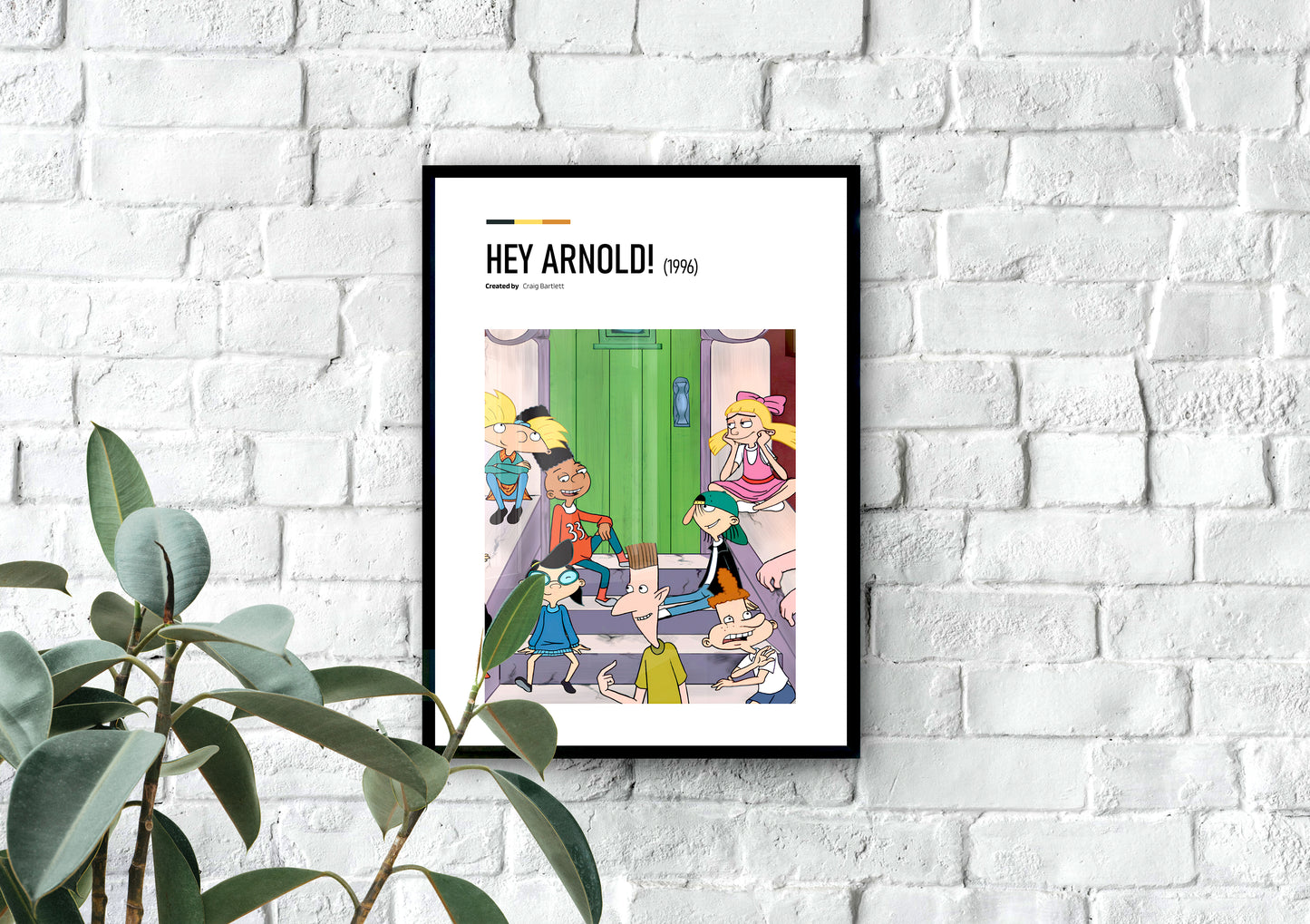 Hey Arnold Cartoon Poster