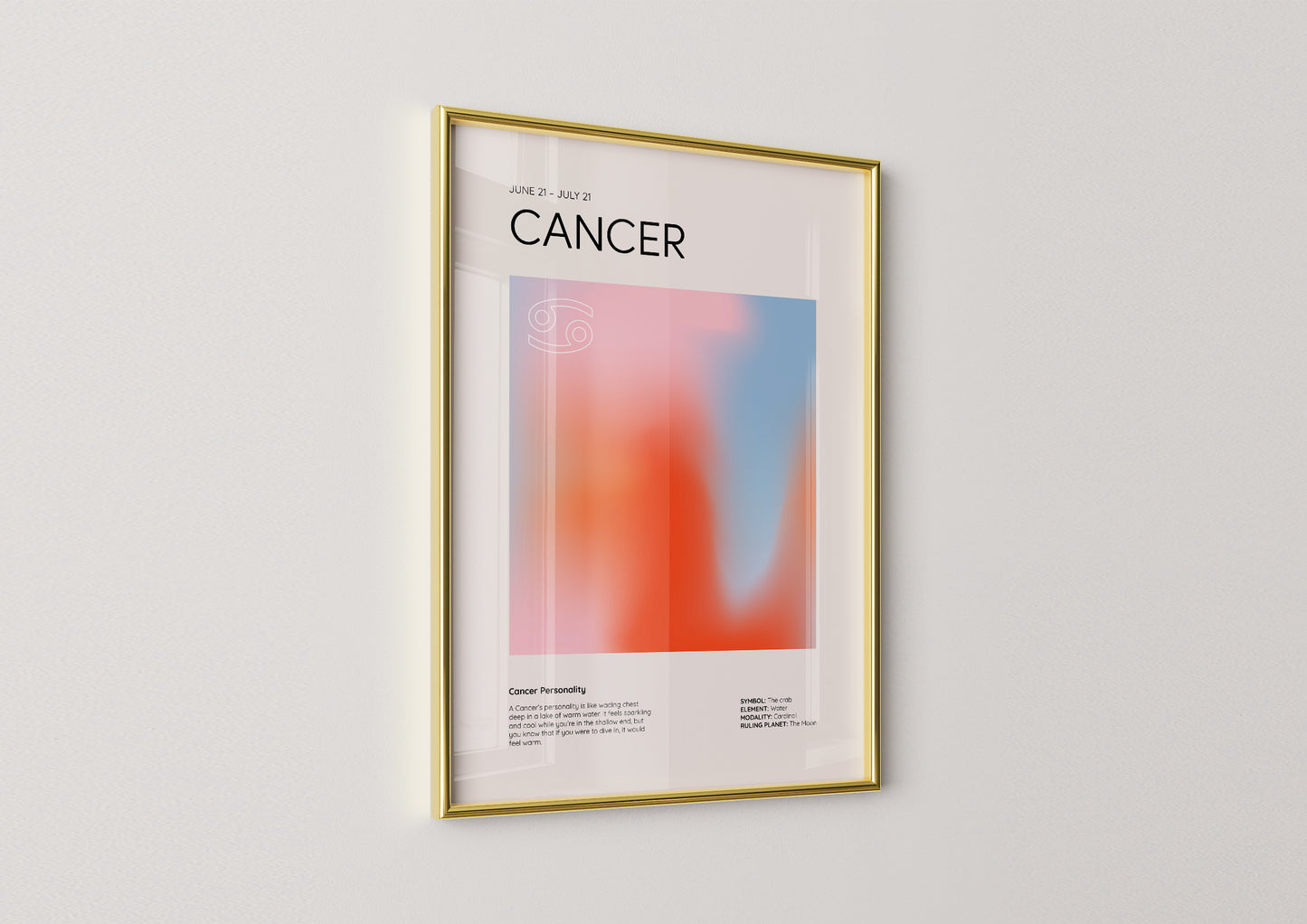 Cancer Aesthetic Poster