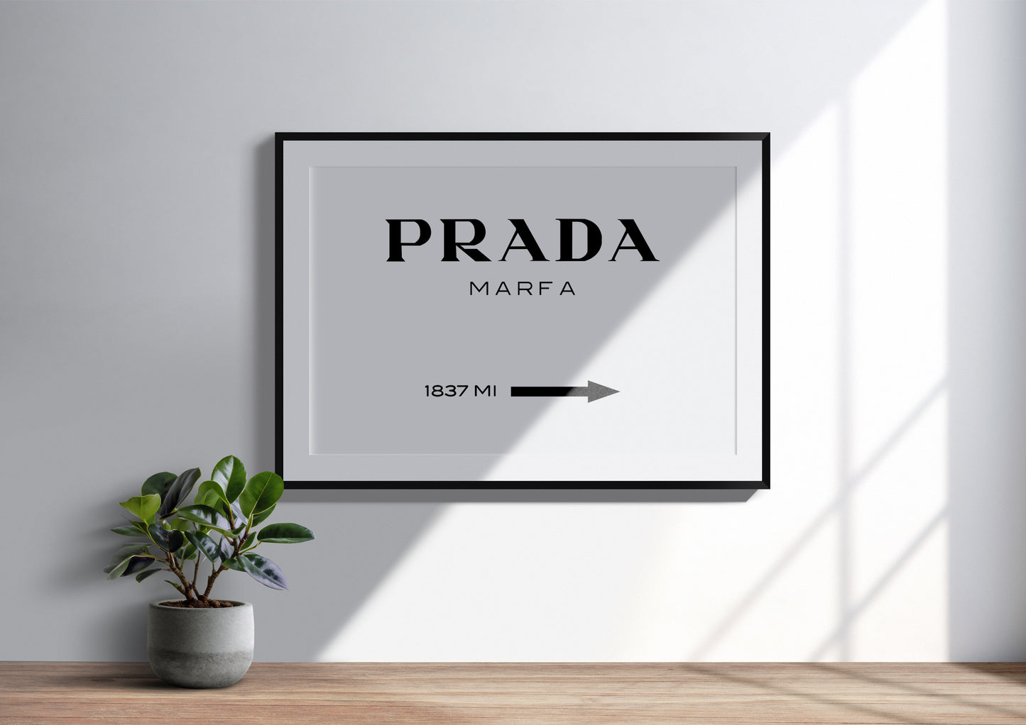 Luxury-Prada Marfa Sign Poster