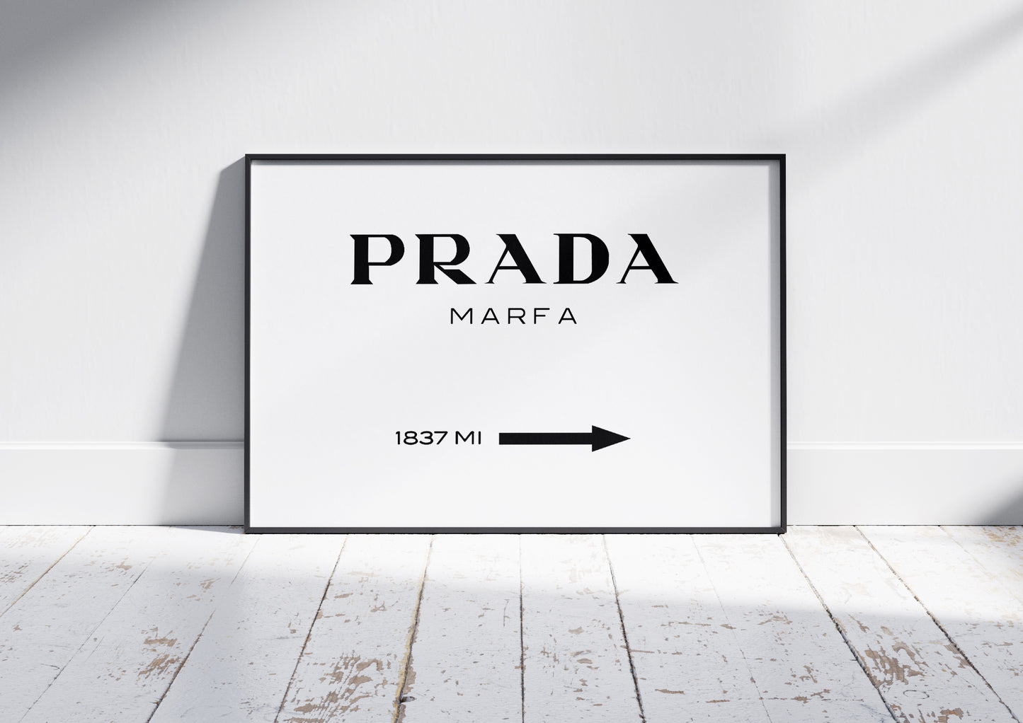 Luxury-Prada Marfa Sign Poster