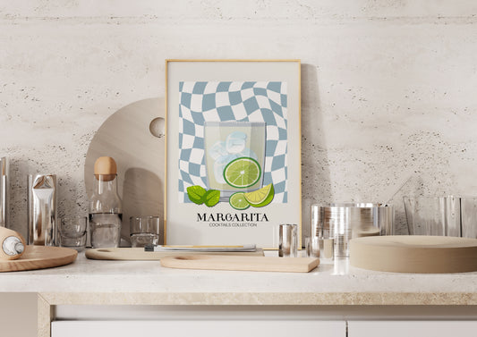 Kitchen -Margarita- Cocktail Poster